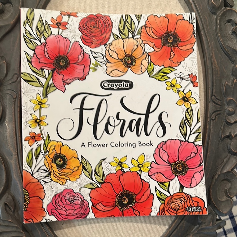 Crayola flower AccentsFlower coloring book for beginners!